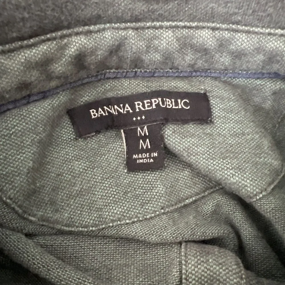 Banana Republic Olive Polo Shirt size Med